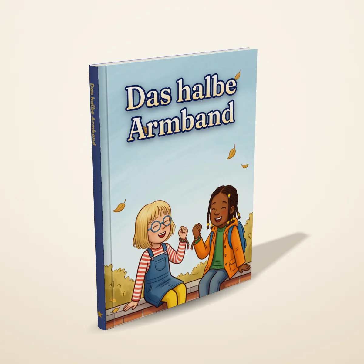 „Das halbe Armband“ als gedrucktes Hardcover-Bilderbuch