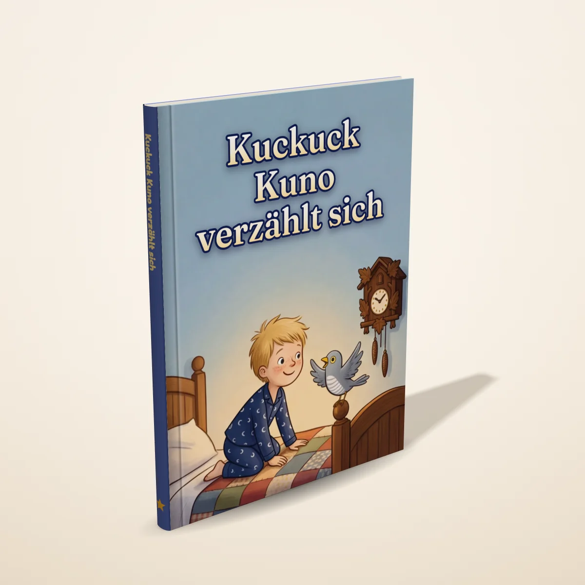 „Kuckuck Kuno verzählt sich“ als gedrucktes Hardcover-Bilderbuch