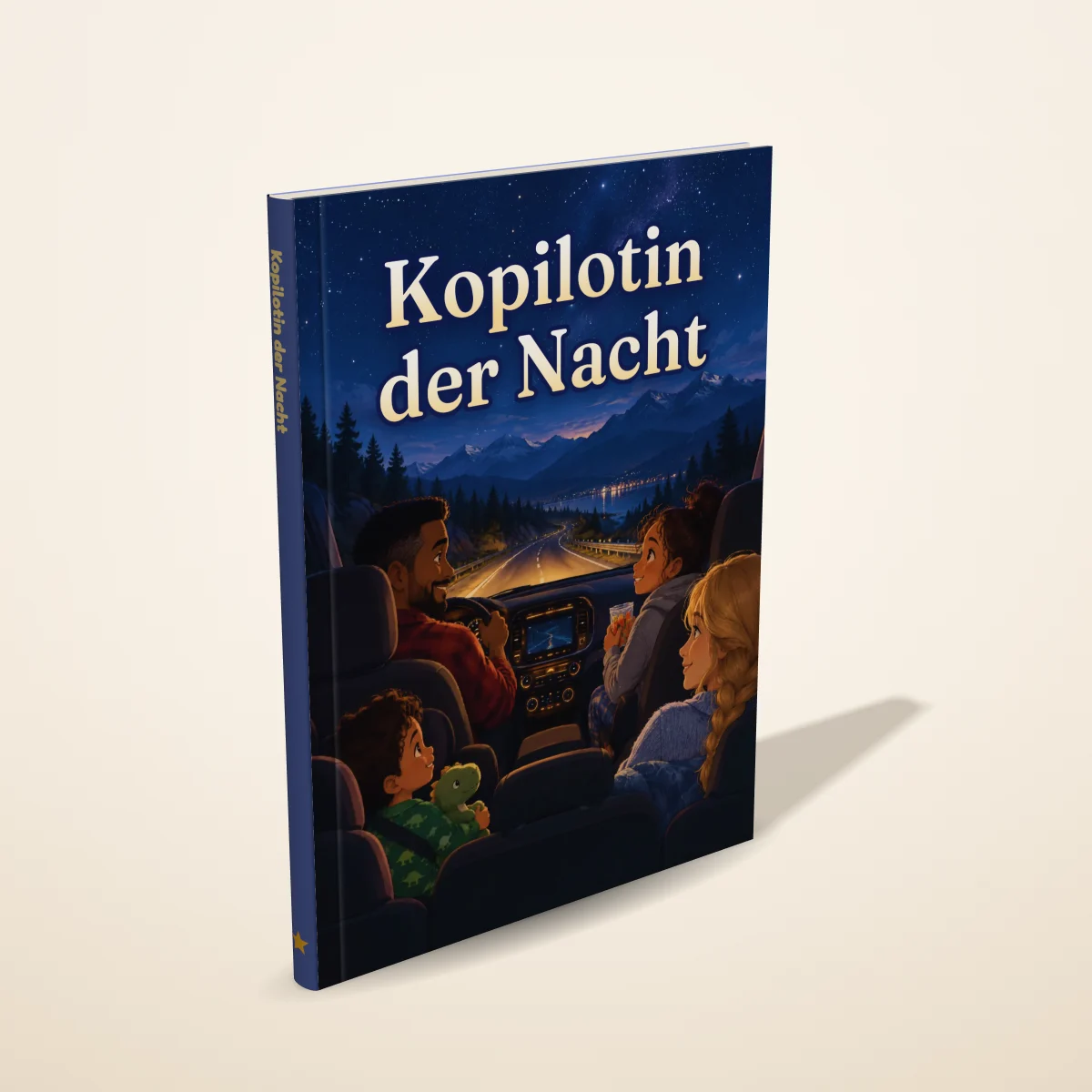 „Kopilotin der Nacht“ als gedrucktes Hardcover-Bilderbuch