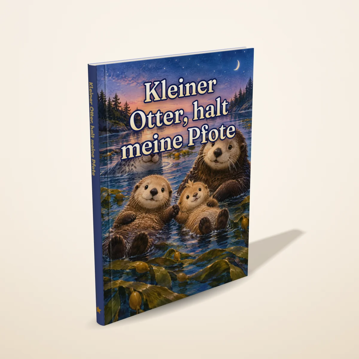 „Kleiner Otter, halt meine Pfote“ als gedrucktes Hardcover-Bilderbuch
