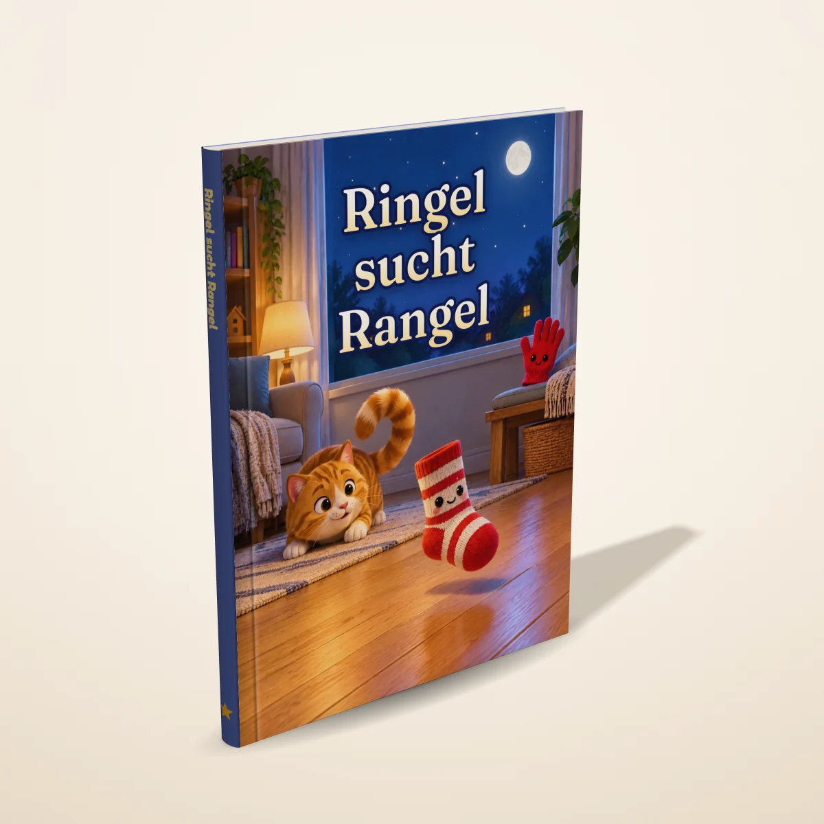 „Ringel sucht Rangel“ als gedrucktes Hardcover-Bilderbuch