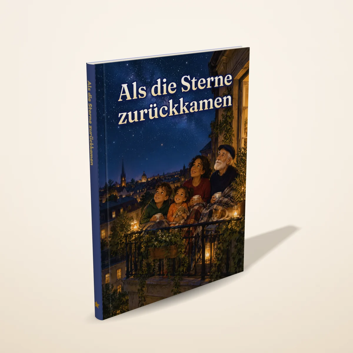 „Als die Sterne zurückkamen“ als gedrucktes Hardcover-Bilderbuch