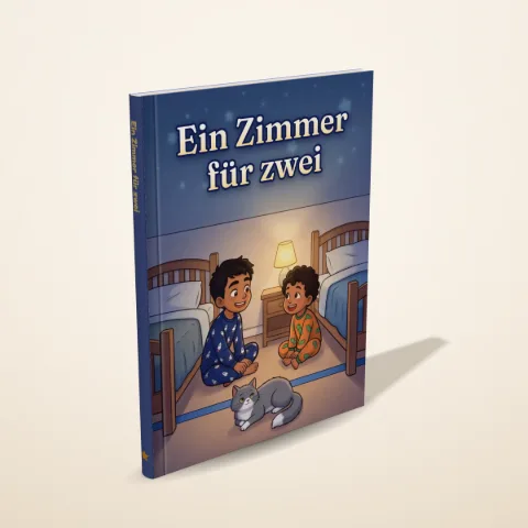 „Ein Zimmer für zwei“ als gedrucktes Hardcover-Bilderbuch